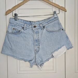 VTG 90s faded Levi’s 560 Shorts Cutoff's - Made in USA - Women's 30" x 2"